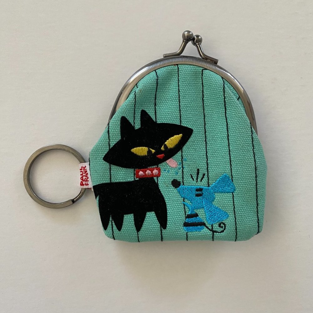 Paul Frank Embroidered Coin Purse